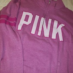Light pinkish purple quarter zip